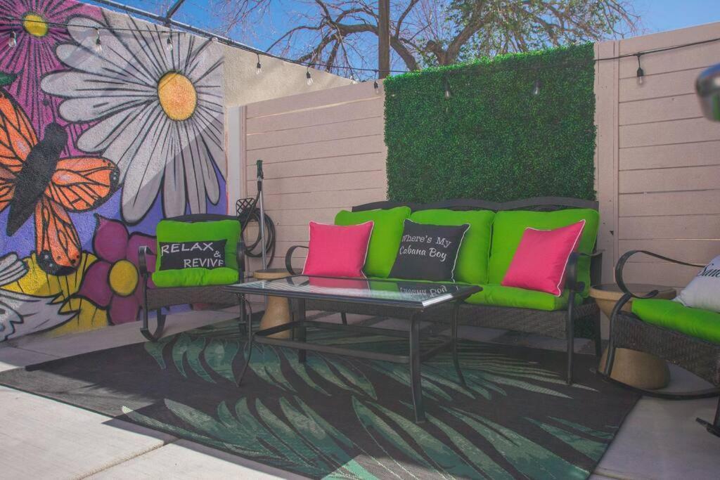 앨버커키 Bohemian Chic An Eclectic Escape-Hot Tub-Pet Friendly-No Pet Fees! 빌라 외부 사진